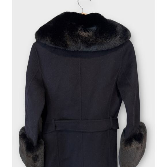 Maje Galaxyra Double-Faced Faux Fur Coat Size FR/36,US/Small - Picture 10 of 16